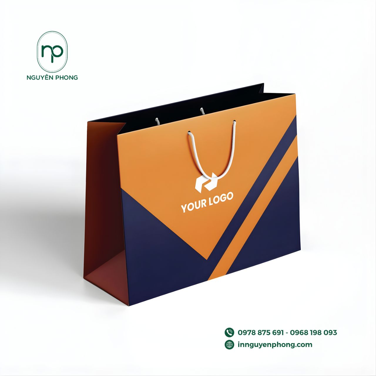 Mẫu túi giấy dành cho công ty du học, giáo dục